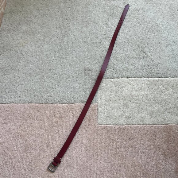 Vintage Coach 90s Red Leather Belt Women's Medium - Picture 13 of 15